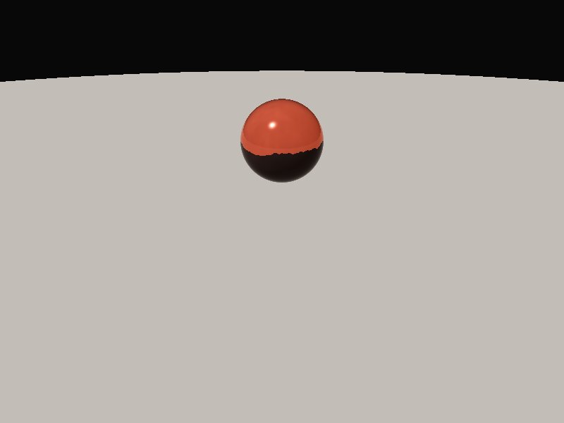 A glass ball that floats
